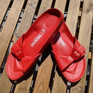 NEW Birkenstock Madrid EVA Red